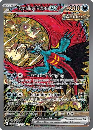 Roaring Moon ex (162/131) - SV Prismatic Evolutions Holofoil - Special Illustration Rare
