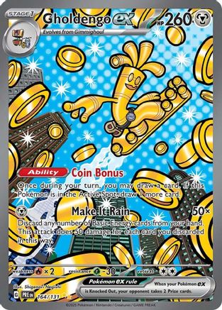 Gholdengo ex (164/131) - SV Prismatic Evolutions Holofoil - Special Illustration Rare