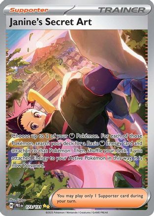 Janine's Secret Art (173/131) - SV Prismatic Evolutions Holofoil - Special Illustration Rare
