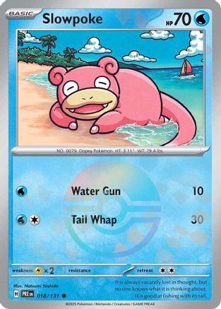 Slowpoke (Poke Ball Pattern) (18/131) - SV Prismatic Evolutions Holofoil - Common