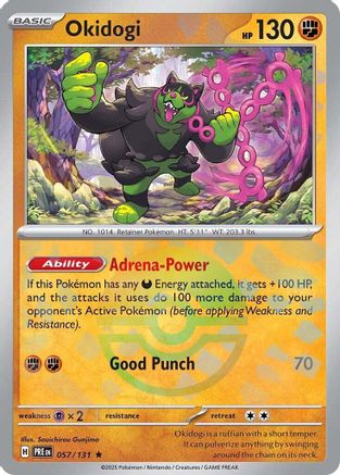 Okidogi (Poke Ball Pattern) (57/131) - SV Prismatic Evolutions Holofoil - Rare