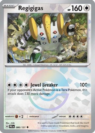 Regigigas (Poke Ball Pattern) (86/131) - SV Prismatic Evolutions Holofoil - Uncommon