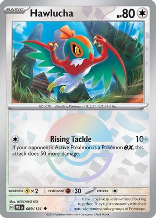 Hawlucha (Poke Ball Pattern) (89/131) - SV Prismatic Evolutions Holofoil - Uncommon