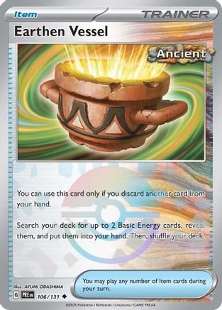 Earthen Vessel (Poke Ball Pattern) 106/131 - SV Prismatic Evolutions Holofoil - Uncommon