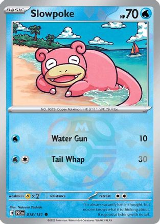 Slowpoke (Master Ball Pattern) (18/131) - SV Prismatic Evolutions Holofoil - Common