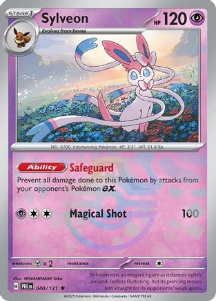 Sylveon (Master Ball Pattern) (40/131) - SV Prismatic Evolutions Holofoil - Rare