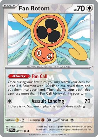 Fan Rotom (Master Ball Pattern) 085/131 - SV Prismatic Evolutions Holofoil - Common