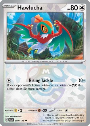Hawlucha (Master Ball Pattern) (89/131) - SV Prismatic Evolutions Holofoil - Uncommon
