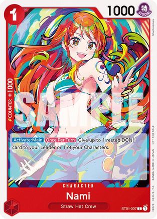 (ST01-007) Nami (2025 New Year Event) - One Piece Promotion Cards Normal