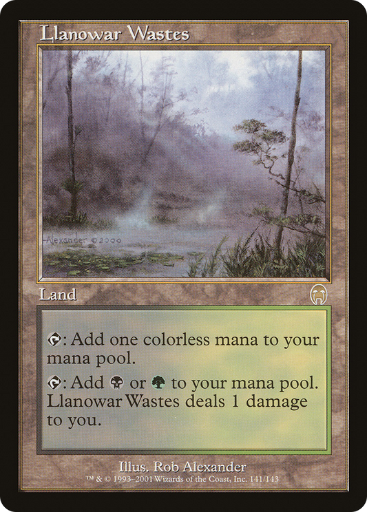 Llanowar Wastes (APC-141) - Apocalypse Foil