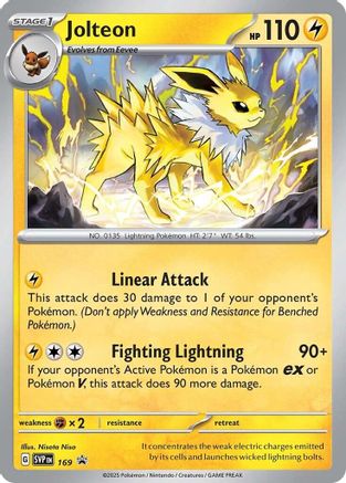 Jolteon (169) - SV Scarlet & Violet Promo Cards Holofoil - Promo