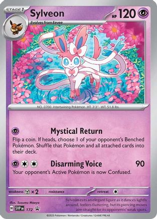 Sylveon (Cosmos Holo) (172) - SV Scarlet & Violet Promo Cards Holofoil - Promo