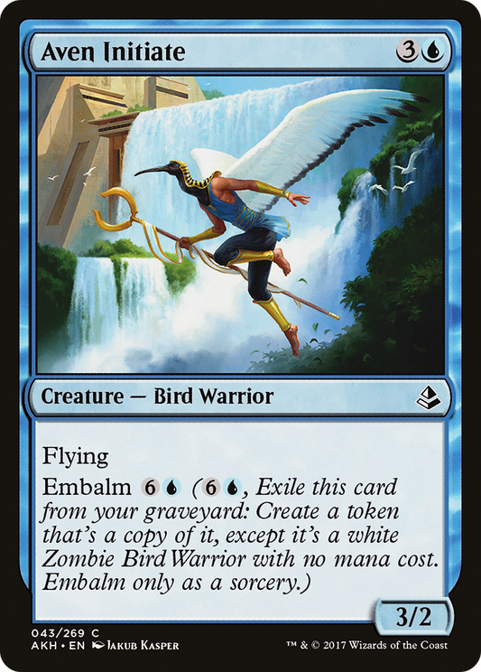 Aven Initiate  (AKH-043) - Amonkhet Foil