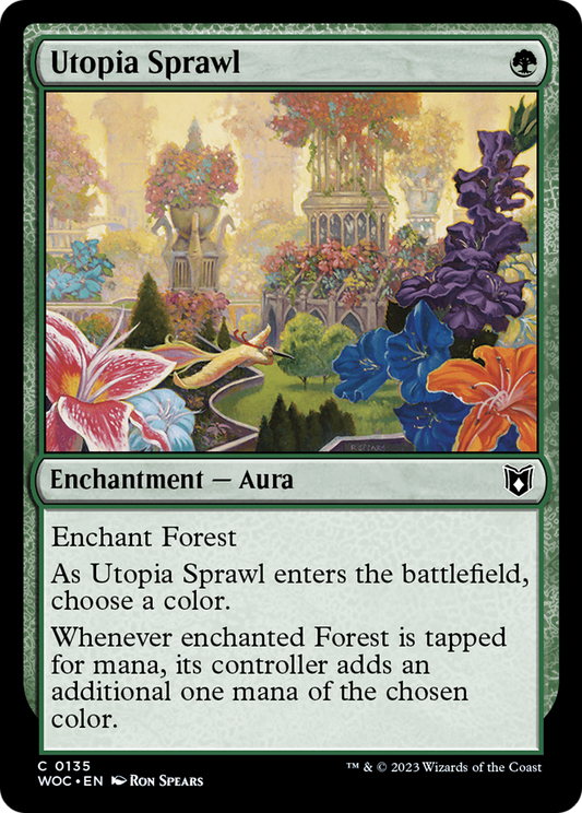 Utopia Sprawl (WOC-135) - Wilds of Eldraine Commander