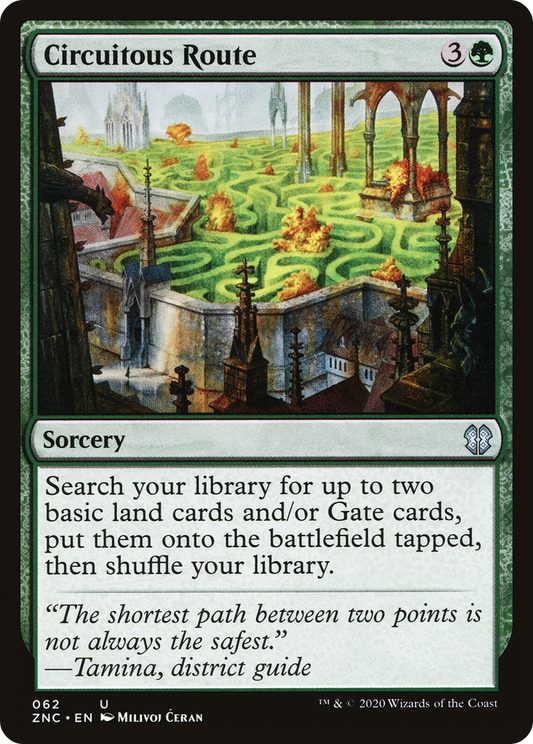 Circuitous Route (ZNC-062) - Zendikar Rising Commander