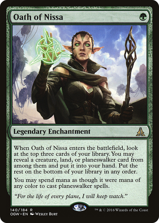 Oath of Nissa (OGW-140) - Oath of the Gatewatch Foil