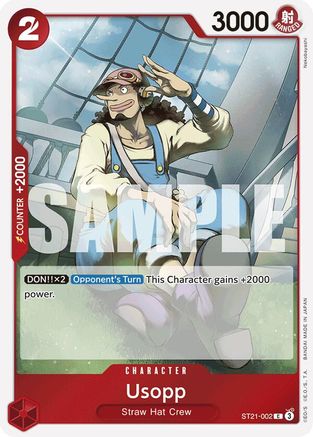 (ST21-002) Usopp - Starter Deck EX: Gear 5 Normal
