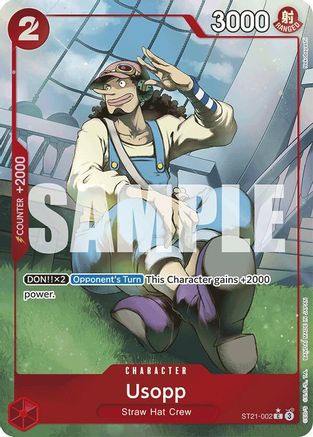 (ST21-002) Usopp (Parallel) - Starter Deck EX: Gear 5 Foil