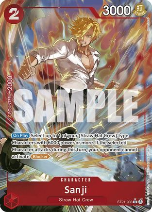 (ST21-003) Sanji (Parallel) - Starter Deck EX: Gear 5 Foil