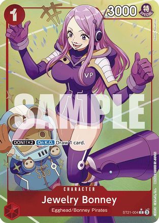 (ST21-004) Jewelry Bonney (Parallel) - Starter Deck EX: Gear 5 Foil
