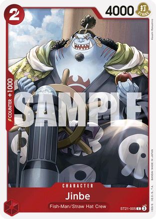 (ST21-005) Jinbe - Starter Deck EX: Gear 5 Normal