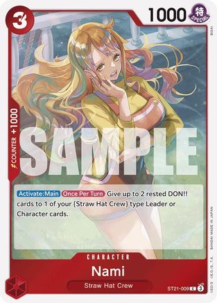 (ST21-009) Nami - Starter Deck EX: Gear 5 Normal