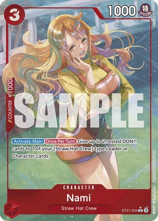 (ST21-009) Nami (Parallel) - Starter Deck EX: Gear 5 Foil