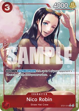 (ST21-010) Nico Robin (Parallel) - Starter Deck EX: Gear 5 Foil