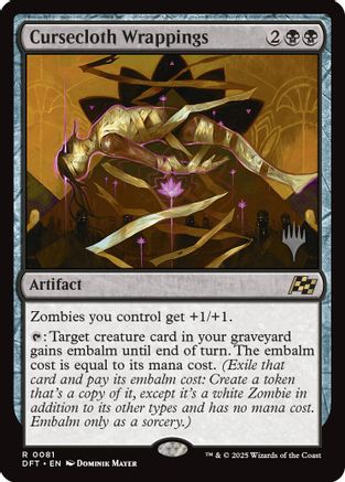 Cursecloth Wrappings  (PPDFT-081) - Promo Pack: Aetherdrift Foil