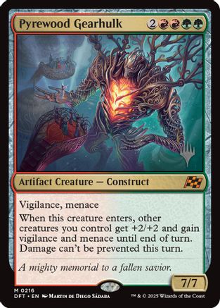 Pyrewood Gearhulk (PPDFT-216) - Promo Pack: Aetherdrift