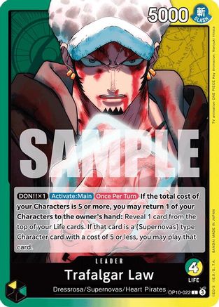 (OP10-022) Trafalgar Law (022) - Royal Blood Normal
