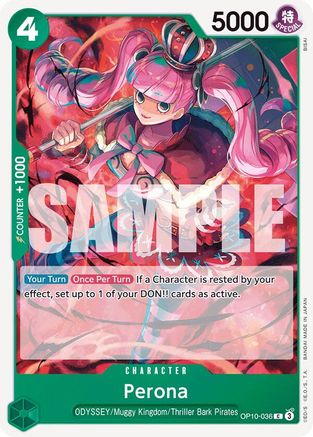 (OP10-036) Perona (036) - Royal Blood Normal
