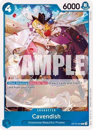 (OP10-045) Cavendish (045) - Royal Blood Foil