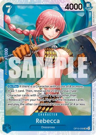 (OP10-058) Rebecca - Royal Blood Foil