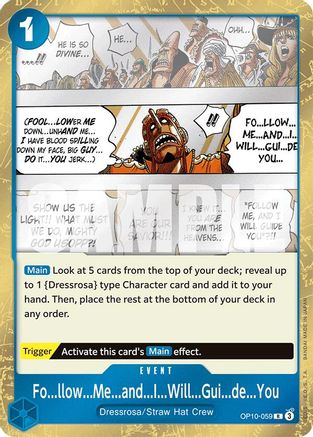 (OP10-059) Fo...llow...Me...and...I...Will...Gui...de...You - Royal Blood Foil