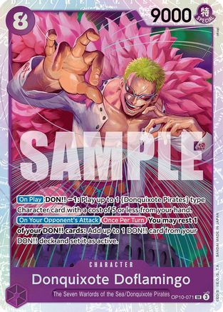 (OP10-071) Donquixote Doflamingo - Royal Blood Foil
