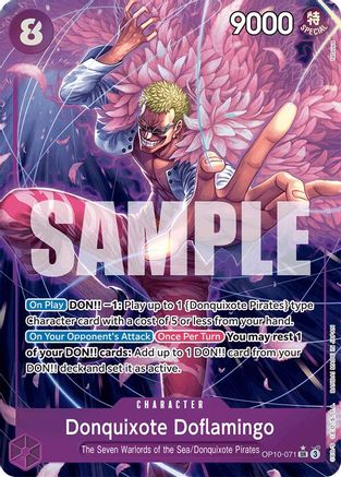 (OP10-071) Donquixote Doflamingo (Parallel) - Royal Blood Foil