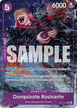 (OP10-072) Donquixote Rosinante (Parallel) - Royal Blood Foil