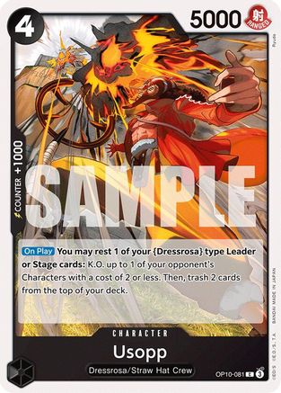 (OP10-081) Usopp (081) - Royal Blood Normal