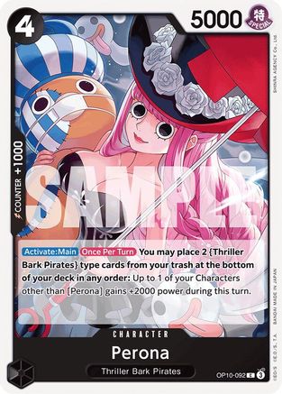 (OP10-092) Perona (092) - Royal Blood Normal