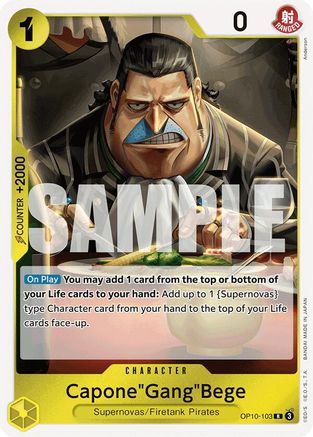 (OP10-103) Capone"Gang"Bege - Royal Blood Foil