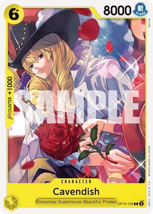 (OP10-105) Cavendish (105) - Royal Blood Normal