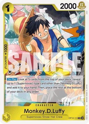 (OP10-111) Monkey.D.Luffy (111) - Royal Blood Foil