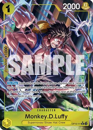 (OP10-111) Monkey.D.Luffy (111) (Parallel) - Royal Blood Foil