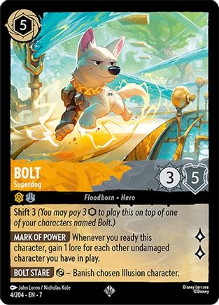 (004/204)  Bolt - Superdog - Archazia's Island  Normal