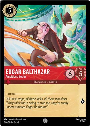 (146/204)  Edgar Balthazar - Ambitious Butler - Archazia's Island  Normal