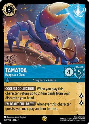 (162/204)  Tamatoa - Happy as a Clam - Archazia's Island  Normal