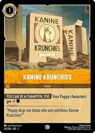 (043/204)  Kanine Krunchies - Archazia's Island  Normal