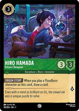 (090/204)  Hiro Hamada - Future Champion - Archazia's Island  Normal