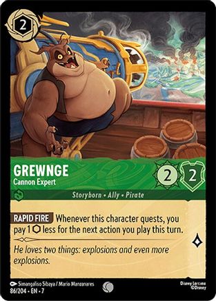 (086/204)  Grewnge - Cannon Expert - Archazia's Island  Normal